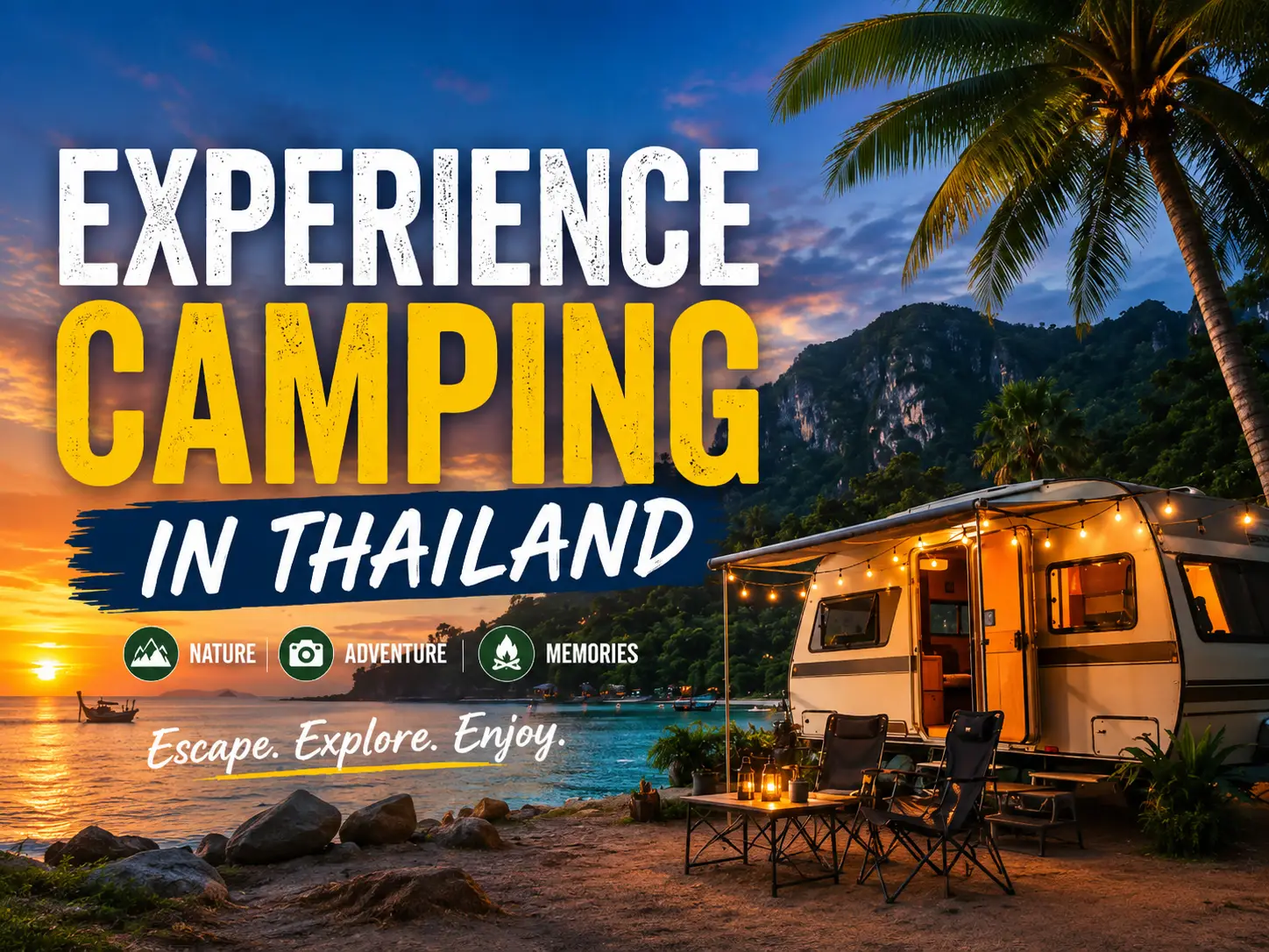 My Unforgettable Camping Adventure in Thailand: A Journey of Freedom, Nature, and Discovery