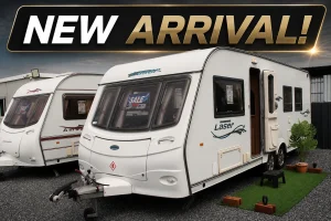 A1, Coachman Golden Laser 650/4 2008 4 Berth Caravan (Fixed Bed)